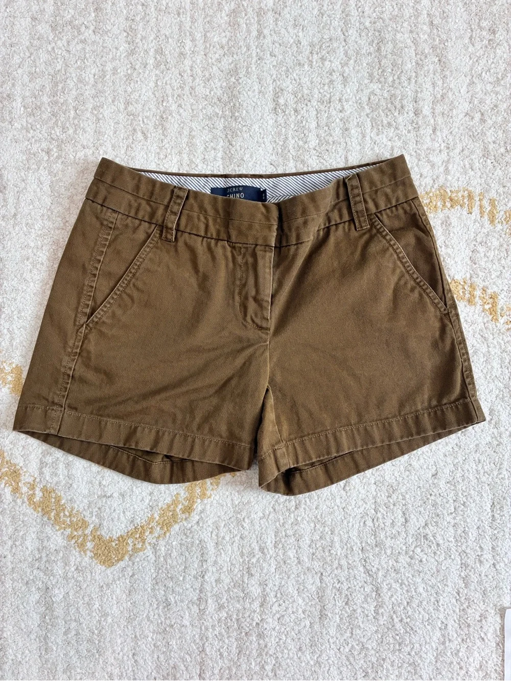J. Crew Olive Chino Shorts
